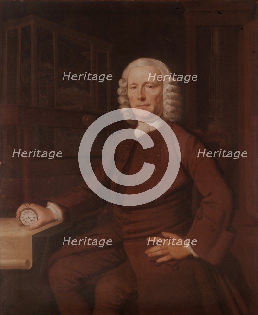 John Harrison (1693-1776). Inventor of the marine chronometer  in 1757, (20th century).  Artist: Thomas King.