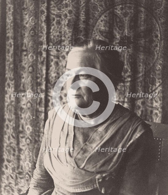 Portrait of Clara Zetkin (1857-1933), 1914. Creator: Anonymous.