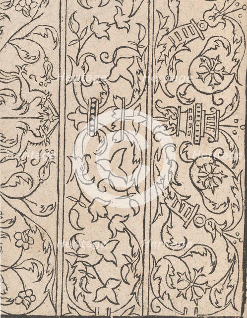 New Modelbüch allen Nägerin u. Sydenstickern (Page 21v), 1556. Creator: Hans Hoffman.