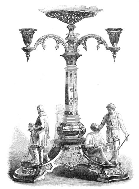 Plate presented by the Inhabitants of Calcutta to Sir Rowland MacDonald Stephenson..., 1857. Creator: Unknown.