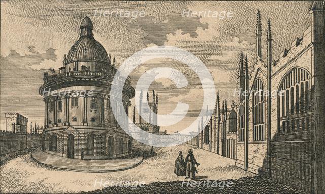 'St. Mary's Church & Radcliffe Library at Oxford', c18th century.  Creator: Unknown.
