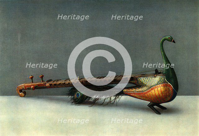 '56 Indian bow instrument, tayuc.', 1948. Artist: Unknown.