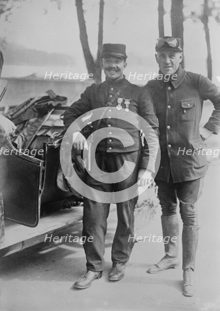 Pegoud & Monternier, between c1914 and c1915. Creator: Bain News Service.