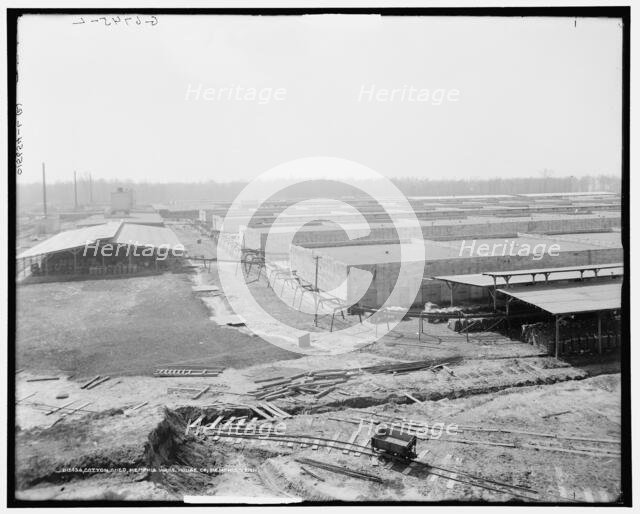 Cotton shed, Memphis Warehouse Co., Memphis, Tenn., between 1900 and 1915. Creator: Unknown.