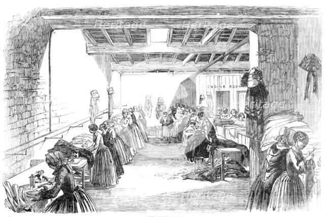 Steam Sewing-Machines, 1854. Creator: Unknown.