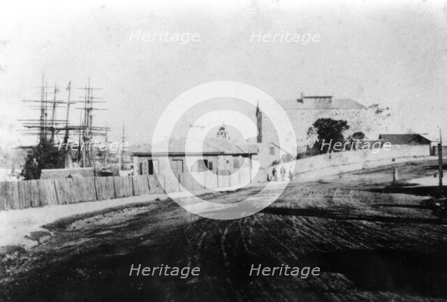 First Customs House on the Brisbane River, c1873. Creator: Unknown.