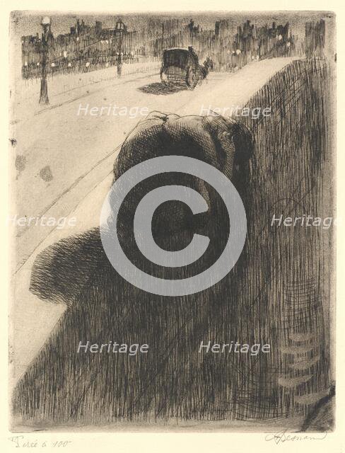 The Suicide (Le Suicide), c. 1886. Creator: Paul Albert Besnard.