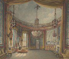 The Saloon, Brighton Pavilion, ca. 1826. Creator: Augustus Charles Pugin.