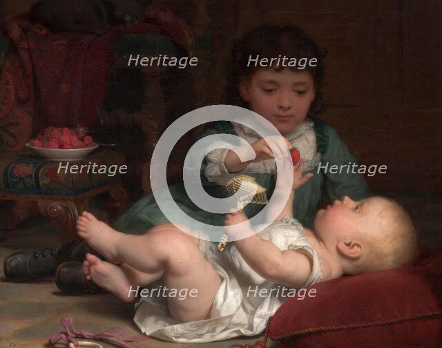 Temptation, about 1884. Creator: Seymour Joseph Guy.