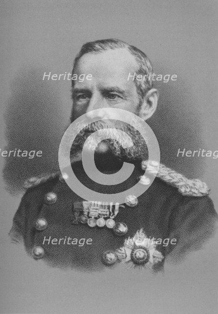 Lieutenant General Sir Frederick Roberts, British soldier, c1880 (1883). Artist: Unknown.