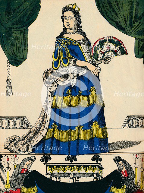 Anne, Queen of Great Britain and Ireland from 1702, (1932). Artist: Rosalind Thornycroft.