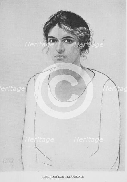 'Four portraits of Negro women: Elise Johnson McDougald', 1925-03. Creator: Winold Reiss.