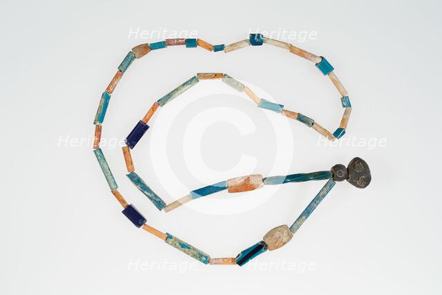 Necklace Strung with Indigenous and Imported Beads, c. 10th/16th century. Creator: Unknown.