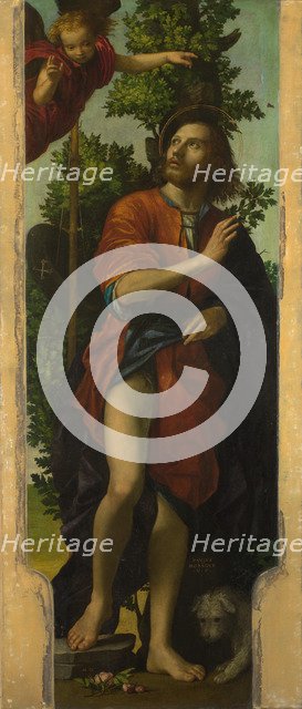 Saint Roch, 1518. Artist: Morando, Paolo (ca 1486/8 - 1522)