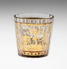 Beaker, Bohemia, Early 18th century. Creator: Bohemia Glass.