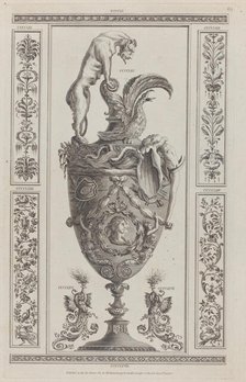 Vases and Ornament, nos. CCCCLX-CCCCLXVIII ("Designs for Various Ornaments," pl. 69), 1801. Creator: After Michelangelo Pergolesi.