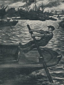 'The Bargee', 1920. Artist: CRW Nevinson.