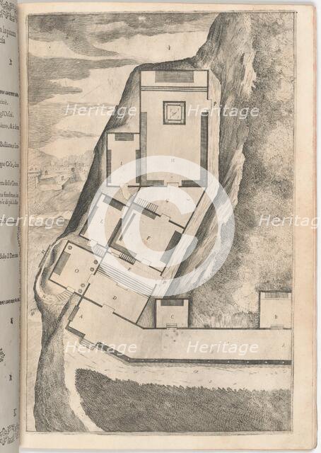 Plan of the Rooms and Church of the Sacred Monastery (Pianta di parte della loggia..., 1612. Creator: Jacopo Ligozzi.
