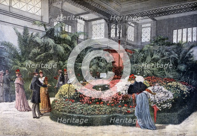 Horticulture exposition, Cours La Reine, Paris, 1892. Creator: F Meaulle.