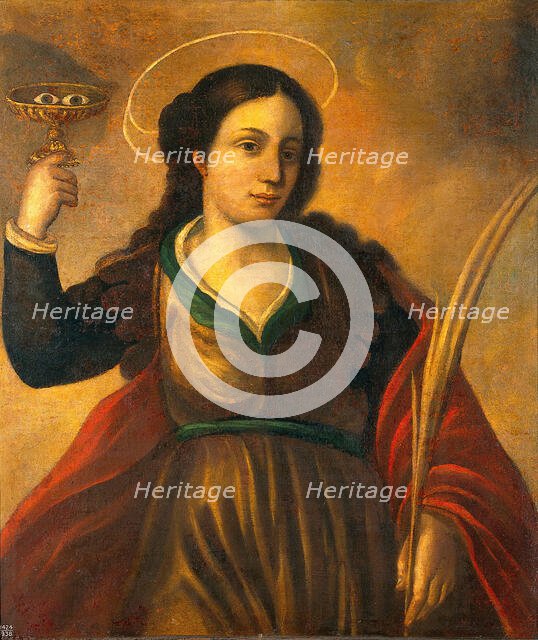 Saint Lucy, c16th century. Creator: Unknown.