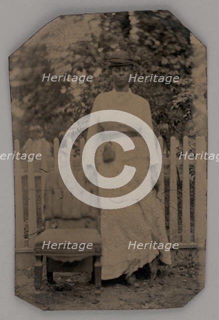 Untitled (Portrait of a Standing Woman), 1880. Creator: Unknown.