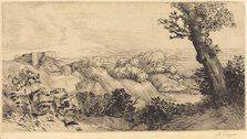 Top of the Hill (Le haut de la colline). Creator: Alphonse Legros.