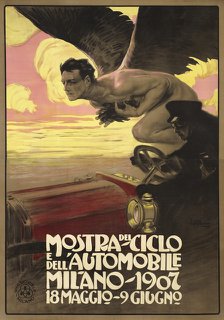 Mostra del Ciclo e dell'Automobile, Milano, 1907.