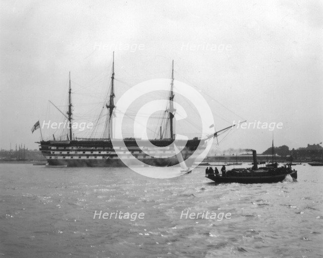 HMS Victory, Isle of Wight, England, 1912. Artist: Unknown