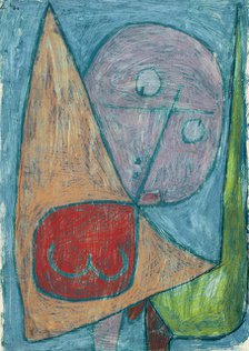 Angel, still female (Engel, noch weiblich), 1939. Artist: Klee, Paul (1879-1940)