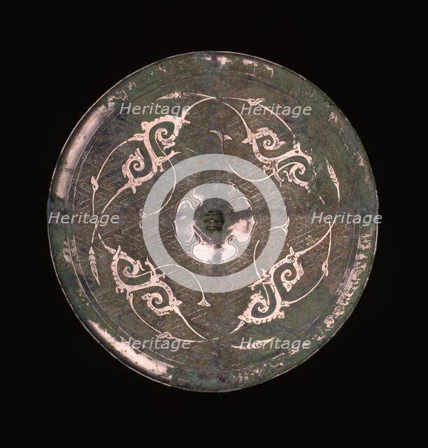 Mirror with Dragon Arabesques, Eastern Zhou dynasty, 3rd/2nd century B.C. Creator: Unknown.