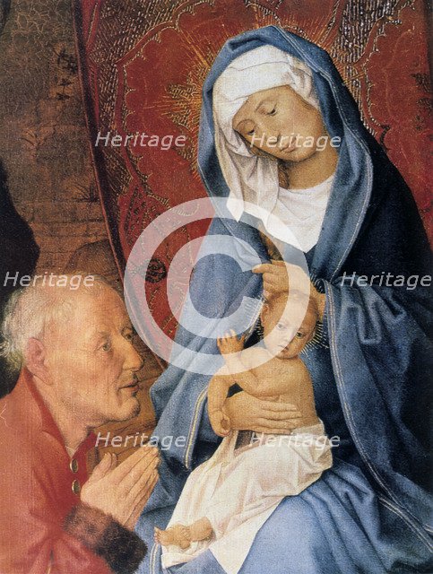 'The Adoration of the Magi', detail, 15th century.  Artist: Hugo van der Goes
