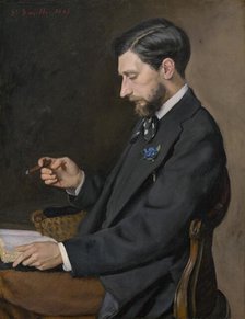 Edmond Maître, 1869. Creator: Frédéric Bazille.