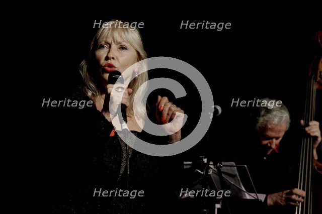 Tina May with Herbie Flowers, Hawth, Crawley, West Sussex, Nov 2015. Artist: Brian O'Connor.
