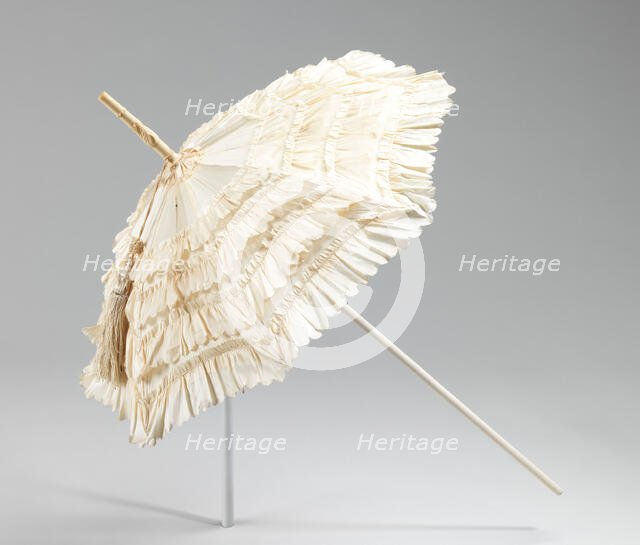 Parasol, American, 1850-60. Creator: Unknown.