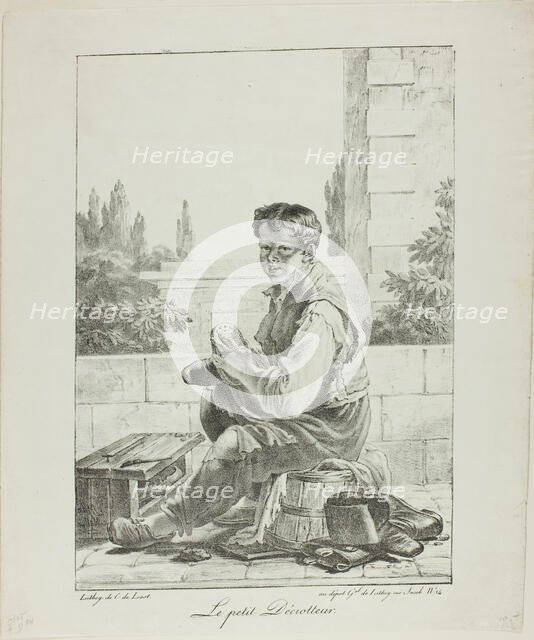The Little Shoe-Shine Boy, n.d. Creator: Charles-Philibert de Lasteyrie.