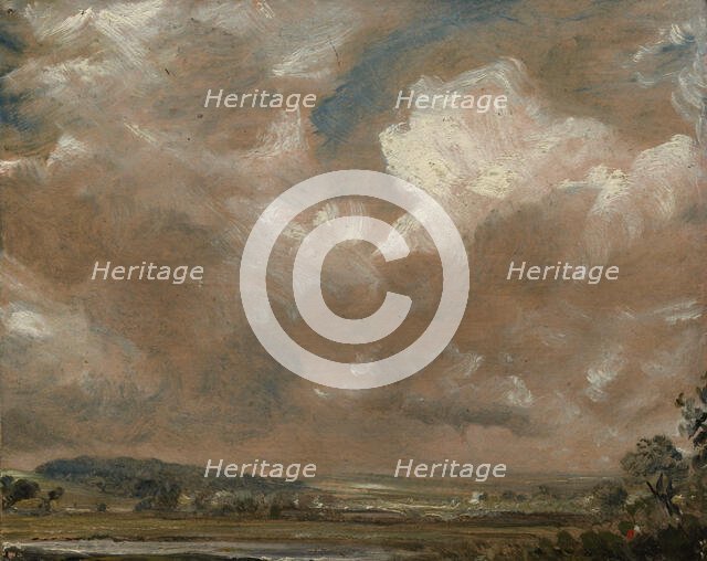 Harnham Ridge, Salisbury, c1829. Creator: John Constable.