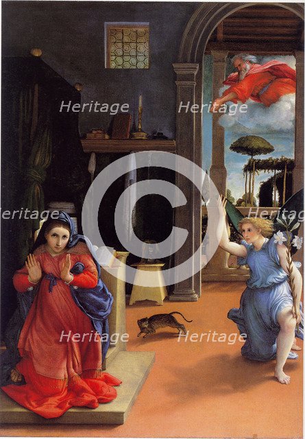 The Annunciation, ca 1534.