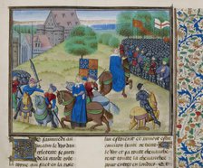 The death of Wat Tyler in 1381 (c1460-1480). Creator: Unknown.