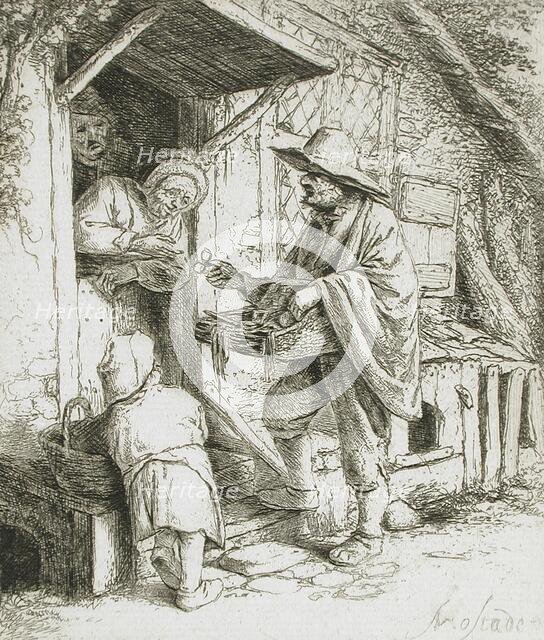 The Spectacle Seller, c1646. Creator: Adriaen van Ostade.