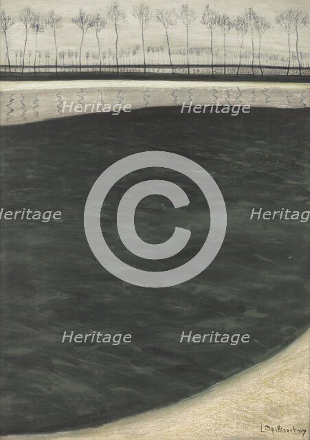 The Canal, 1909. Creator: Spilliaert, Léon (1881-1946).