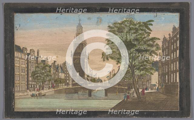 View of the Jan Roodenpoort tower in Amsterdam, 1700-1799. Creator: Anon.