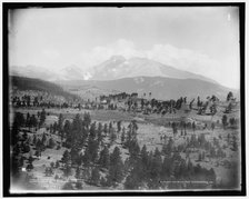 Long's Peak from Mont Alto, Colo., c1901. Creator: William H. Jackson.