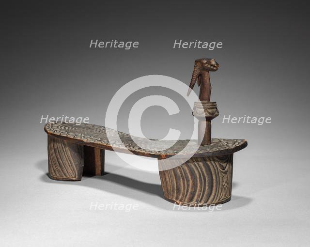 Patten-type Shoe, c 1800s. Creator: Unknown.