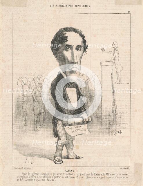 P. Lamotte Rateau, 19th century. Creator: Honore Daumier.