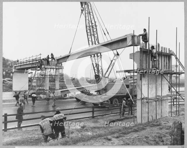 Newport Pagnell M1 Service Area, Newport Pagnell, Milton Keynes, 03/04/1960. Creator: John Laing plc.