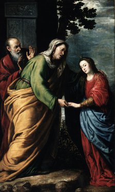 The Visitation. Artist: Pereda y Salgado, Antonio, de (1611-1678)