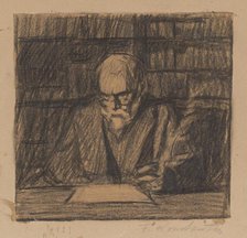 Study of a man, 1909-1914. Creator: Frida Konstantin.