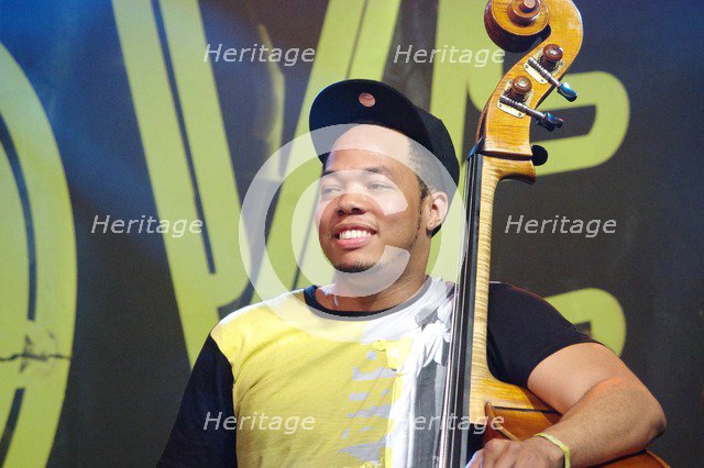 Michael Bowie, Love Supreme Jazz Festival, Glynde Place, East Sussex, 2015. Artist: Brian O'Connor.