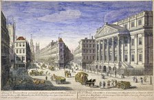 Mansion House (exterior), London, 1751. Artist: Thomas Bowles