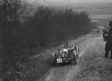 Vale Special 2-seater sports competing in a trial, Crowell Hill, Chinnor, Oxfordshire, 1930s. Artist: Bill Brunell.